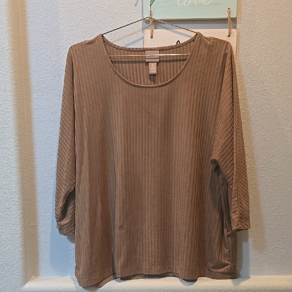 Chico"s Women's Tan Top
